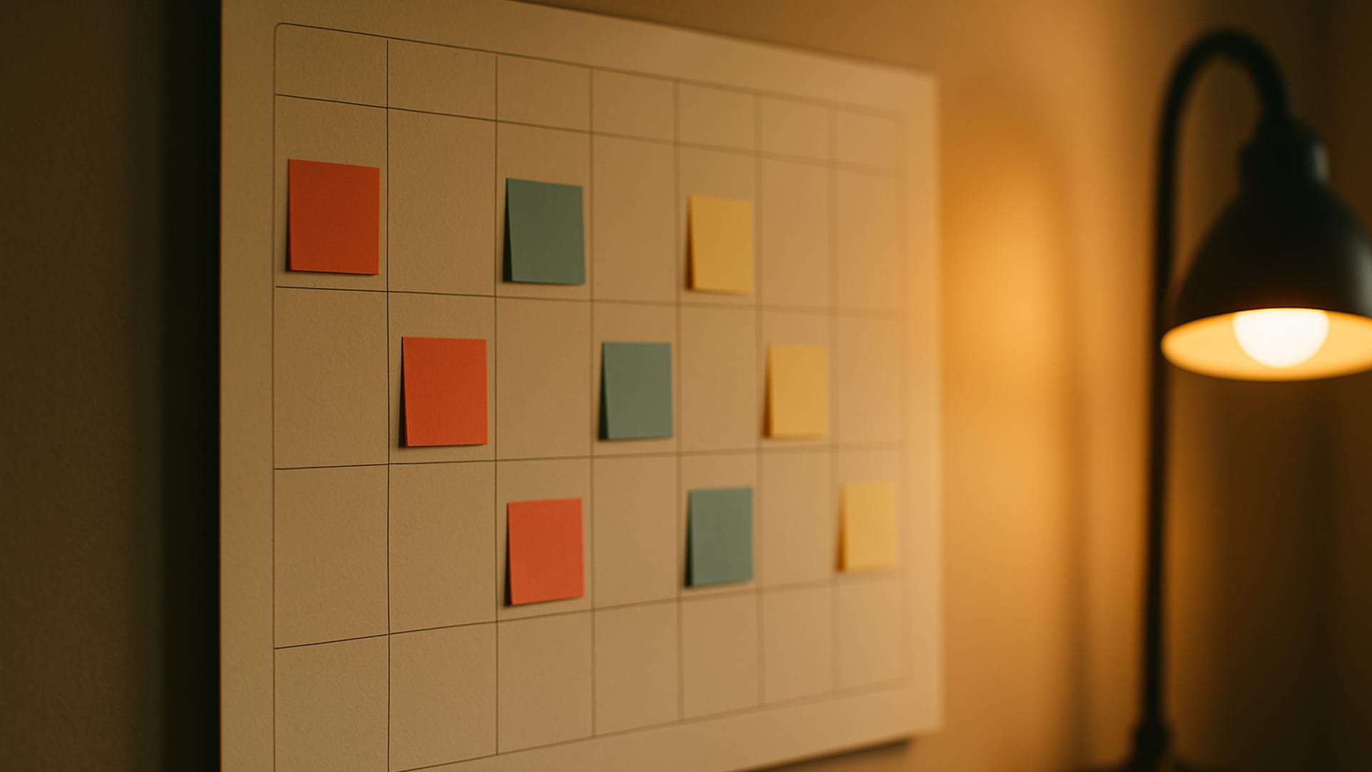 A calendar with quarterly reporting deadlines circled in different colors