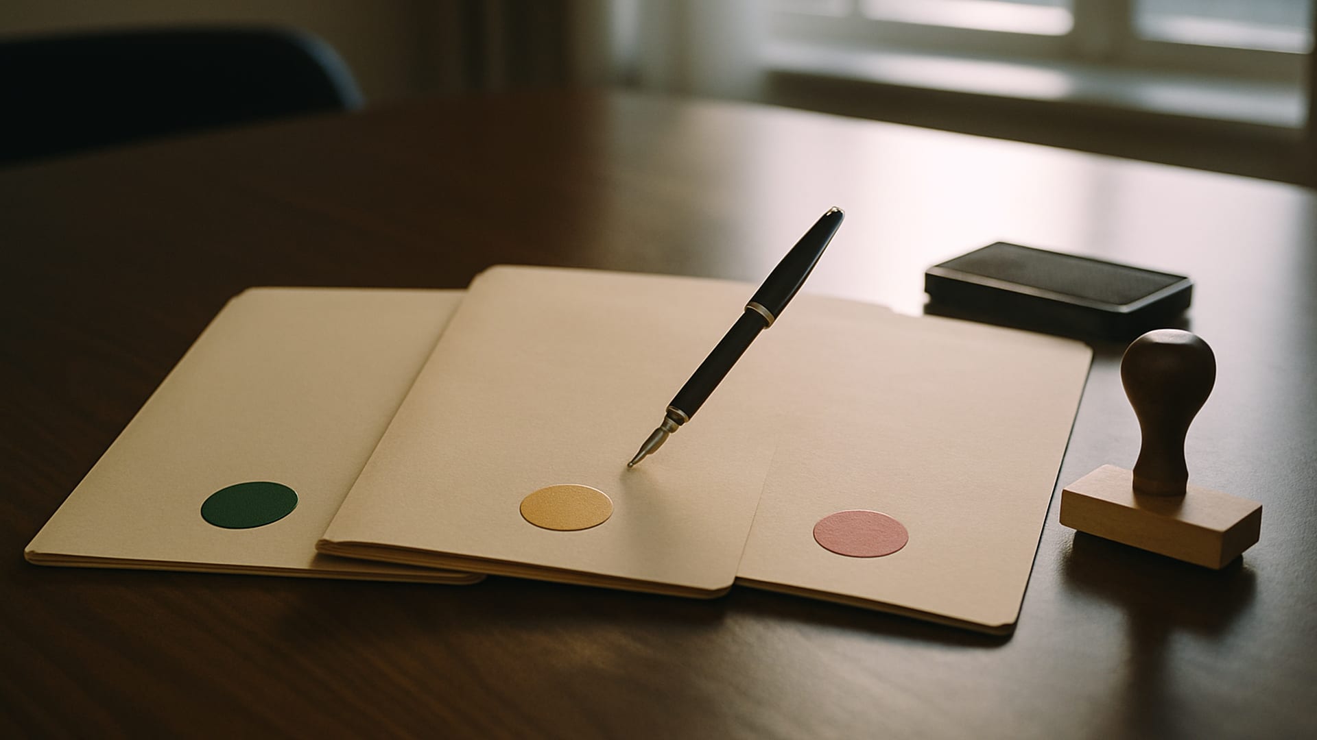 A polished business meeting reviewing security vendor proposals